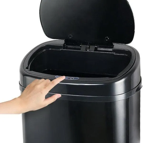 Automatic Motion Sensor Rubbish Bin 58L - Black