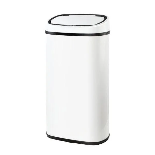 Automatic Motion Sensor Rubbish Bin 58L - White