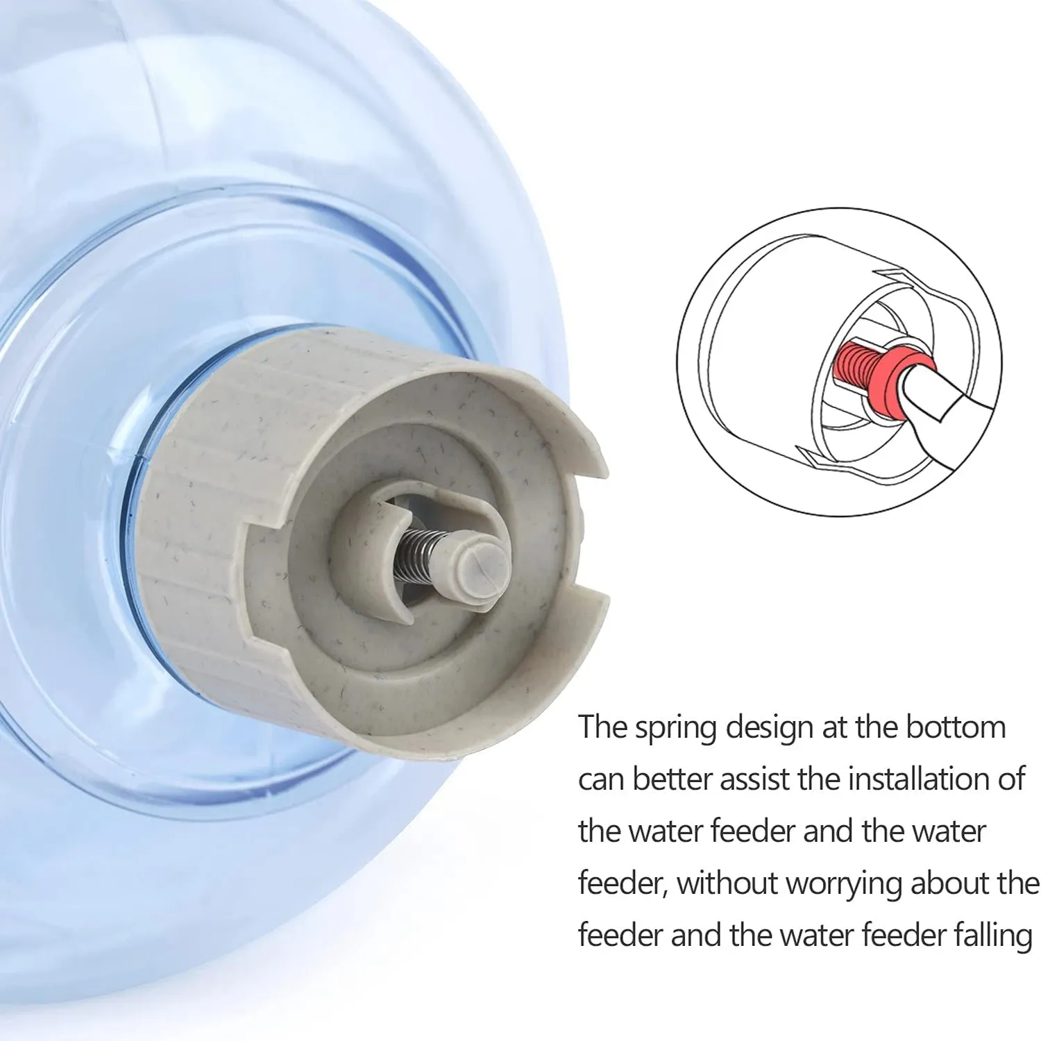 Automatic Water Dispenser and Large-Capacity Pet Feeder – Food and Water Bowl for Cats and Small Dogs