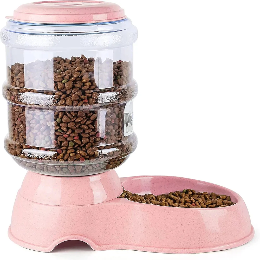 Automatic Water Dispenser and Large-Capacity Pet Feeder – Food and Water Bowl for Cats and Small Dogs
