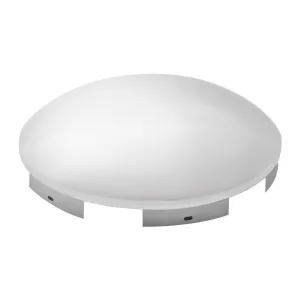 Chrome Front Hub Cap 7/16" 4 Notch