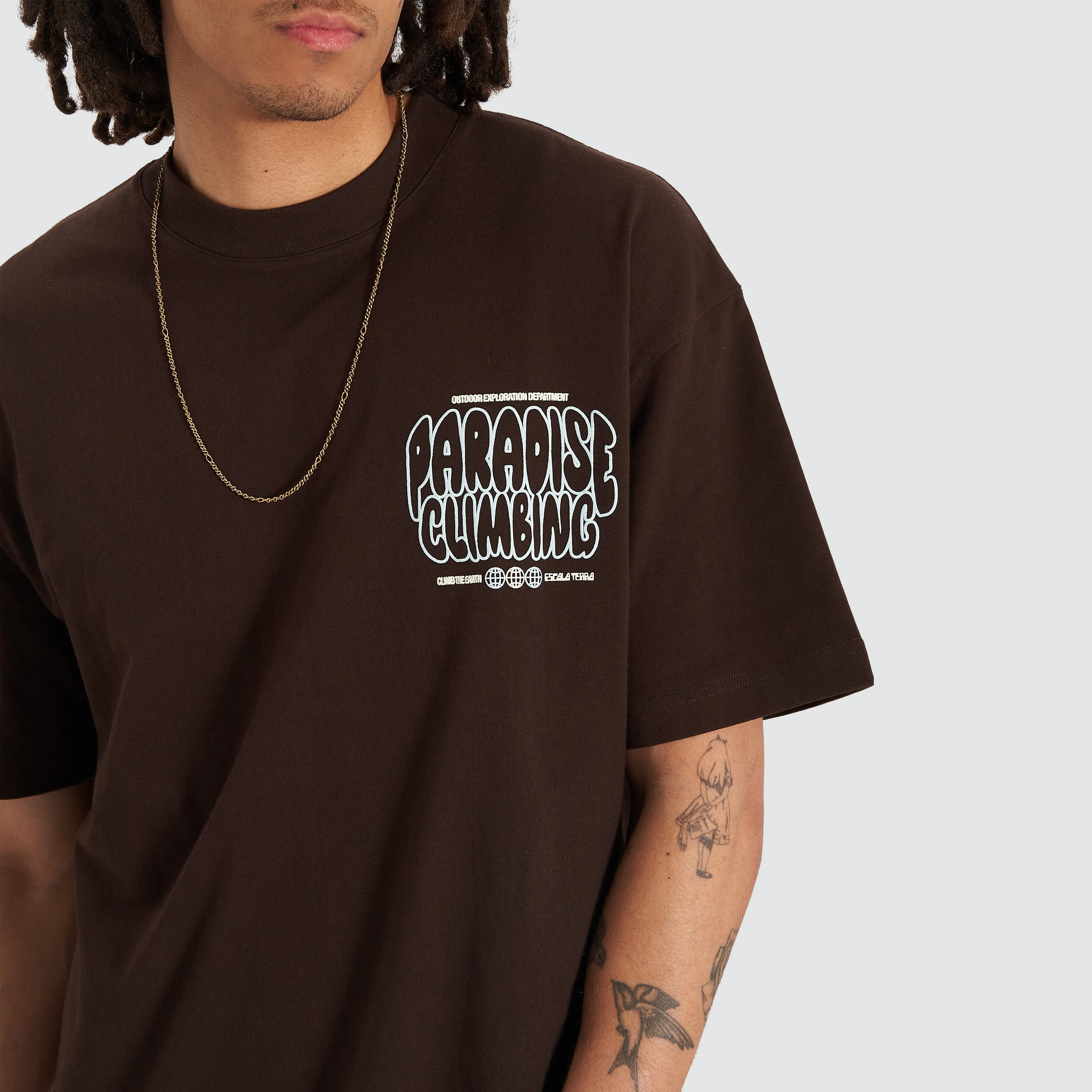 Climber Street Tee Dark Chocolate