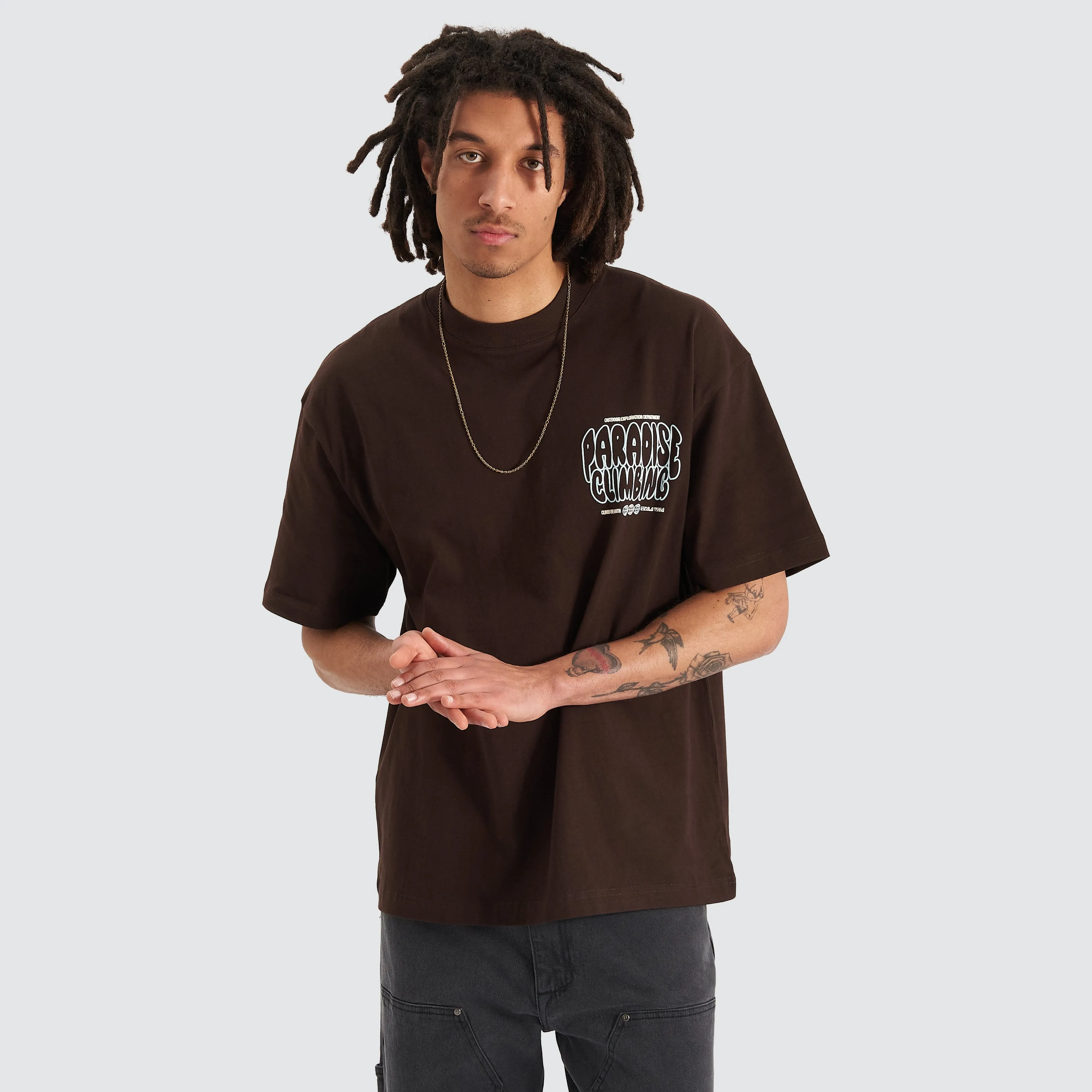 Climber Street Tee Dark Chocolate