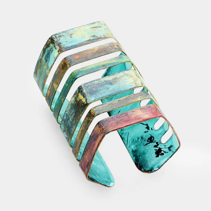 Cut Out Metal Cuff
