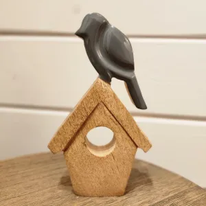 Gray Bird Birdhouse