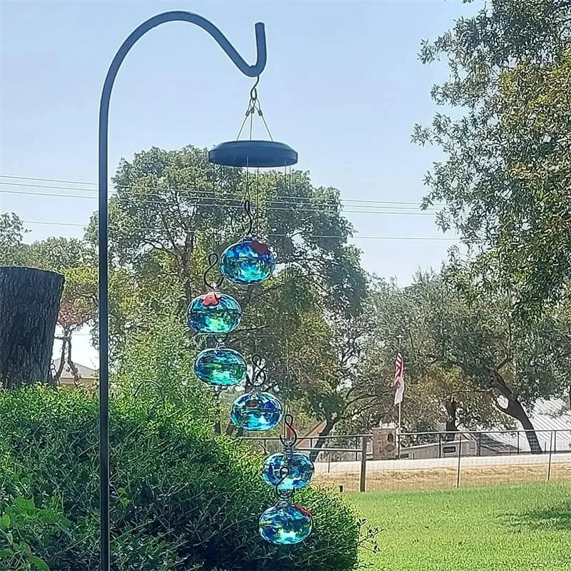 Hummingbird Wind Chime Feeder