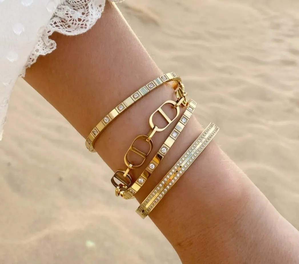Ice Cube Bangle