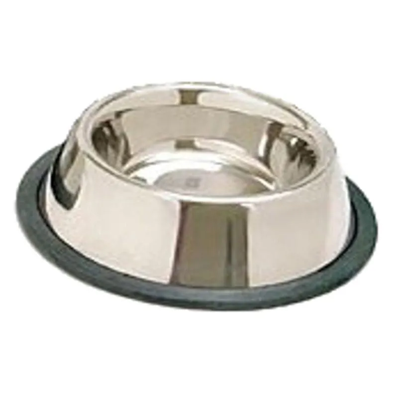Pet Stainless Steel Bowl with Anti-Slip Pad
