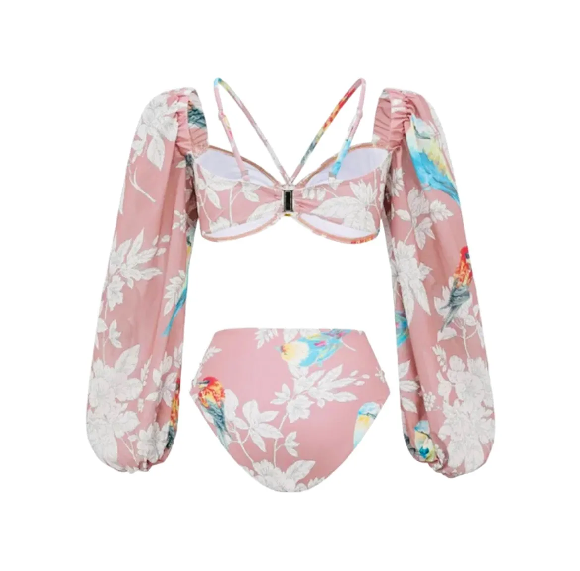 "Birds of Paradise" two-piece swimsuit