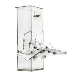 White Plastic Feeder For Birds